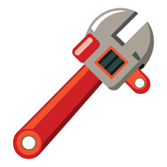 Obraz premium wrench isolated on white background