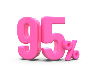 95 Percent offer Discount Pink Number