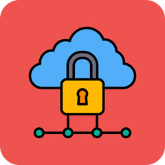 Cloud Lock Icon