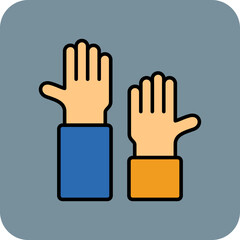 Raise Hand Icon