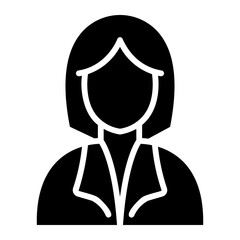 Obraz premium lawyer Solid icon