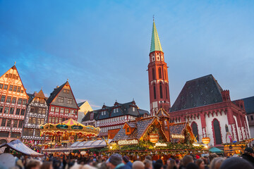  Christmas market on the Frankfurter Römer, Frankfurt am Main, Hesse, Germany