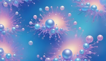 Fototapeta premium Clear Plain Shiny Warm Soft Vintage Bokeh Cloudy Wave Like Geometric Blue Background or Texture