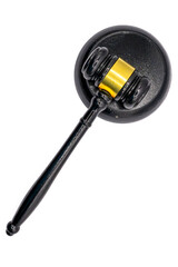This striking image features a judge's gavel, a symbol of justice and authority. 
