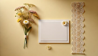 invitation design with copy space