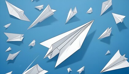 Fototapeta premium Clear Plain Shiny Warm Soft Vintage Bokeh Cloudy Wave Like Geometric Blue Background or Texture