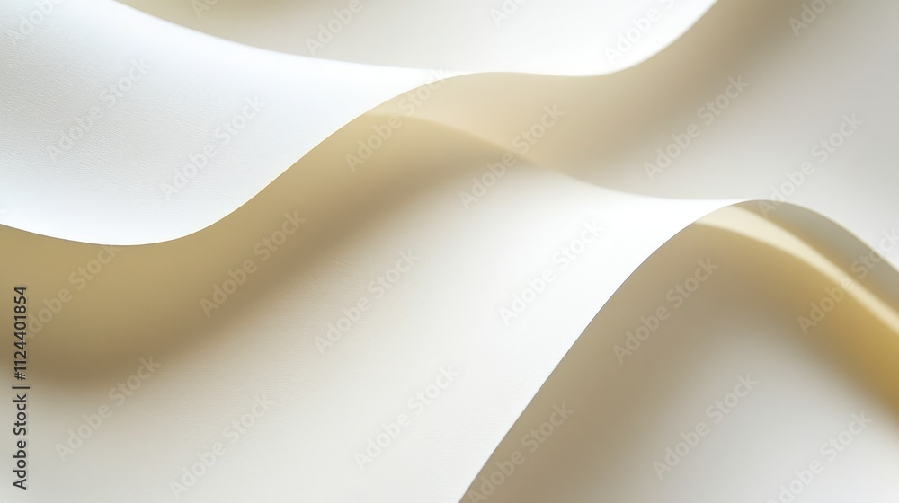 Poster soft curves of creamy paper creating elegant textured backgrounds