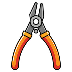 pliers isolated on white background