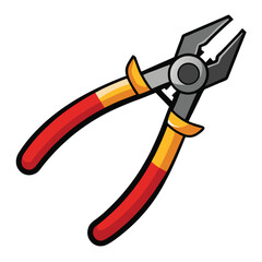 pliers isolated on white background