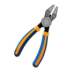 pliers isolated on white background