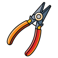 pliers isolated on white background