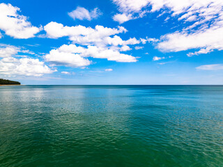 Sea surface aerial view,Bird eye view photo of small waves texture water surface turquoise sea background,Beautiful sea nature, Amazing view waves background