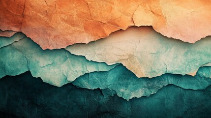 Naklejka premium Torn paper texture with rough edges reveal