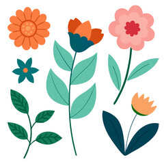 Flower and leaf collection