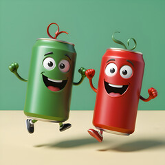 Joyful Soda Cans