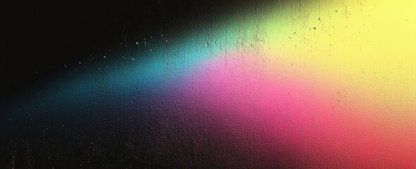 Obraz premium Colorful Gradient Background Vibrant Abstract Design with Grainy Texture and Soft Lighting Effect