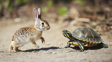 The Rabbit Raced with the Turtle &ndash; A Tale of Speed and Patience