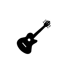 Naklejka premium guitar silhouette icon