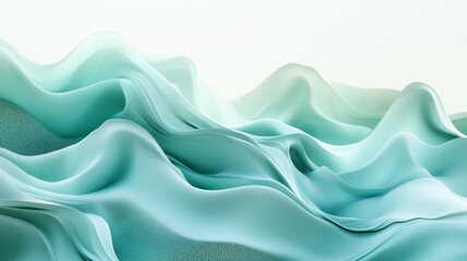 Obraz premium Abstract Aqua Blue Wavy Texture Background