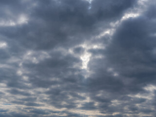 Obraz premium どんよりとした曇り空01