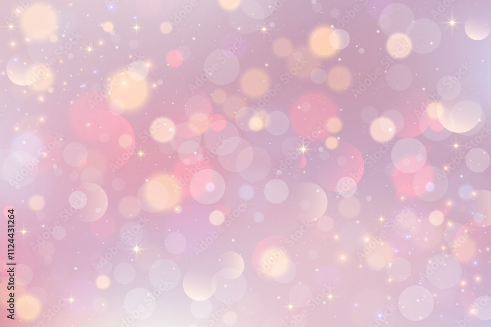Poster pink bokeh background with light blurred abstract gradient. glowing soft purple vector wallpaper wit