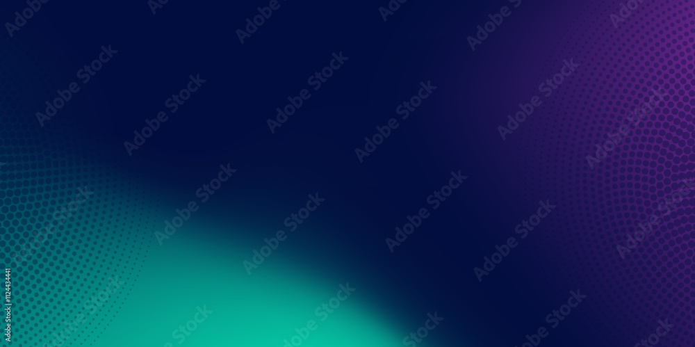 Poster blue gradient background. glittering gradient background with hologram effect and magic lights. grad