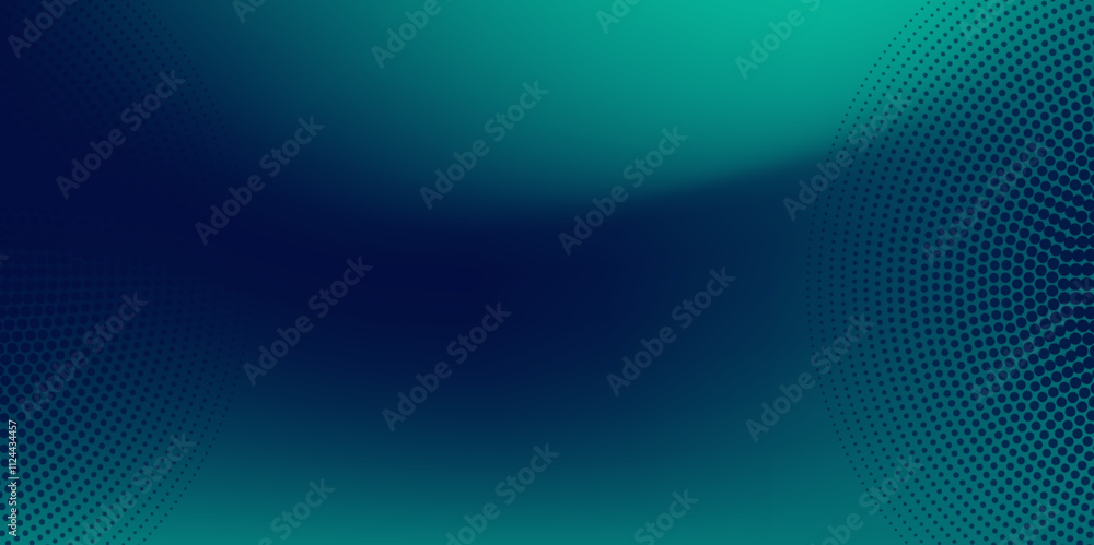 Poster blue gradient background. glittering gradient background with hologram effect and magic lights. grad