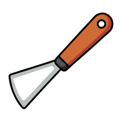 trowel isolated on white background