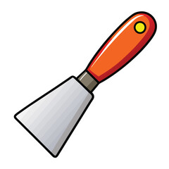 kitchen knife isolated on white background