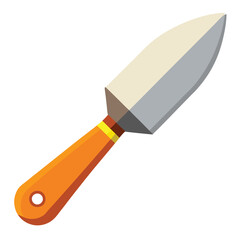 trowel isolated on white