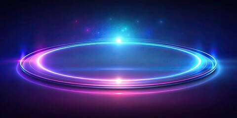 Light spot HUD holographic circle on background, light, spot, HUD, holographic, circle,background, technology, futuristic