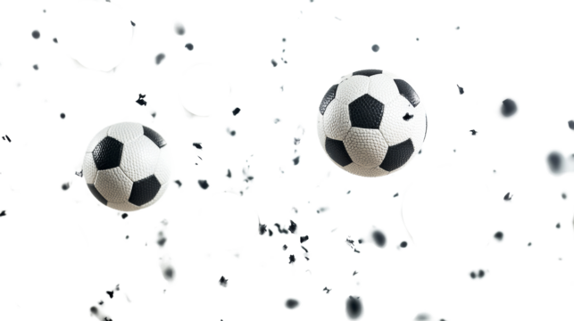 Falling Sports Balls - Soccer, Baseball, Tennis, and More