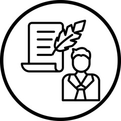 Historian icon style