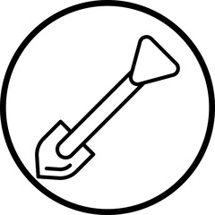 Shovel icon style