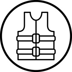 Life Vest icon style