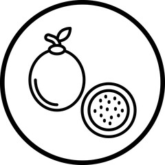 Passion Fruit icon style