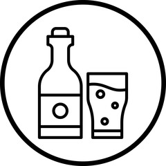 Alcohol icon style