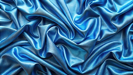 Fototapeta premium Seamless background with blue shiny fabric texture, blue, shiny, fabric, seamless, texture, background, silk, satin, smooth