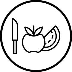 Healthy Food icon style