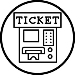 Ticket Machine icon style