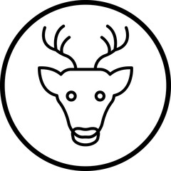 Deer icon style