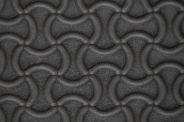 Vintage black and white seamless texture pattern with geometric and floral designs for wallpaper or fabric decoration.
