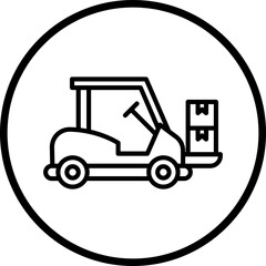 Forklift icon style