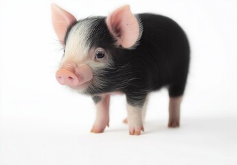 Fototapeta premium Piglet isolated on a white background