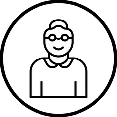 Grandmother icon style