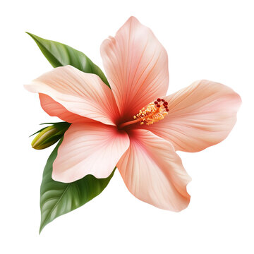 tropical flower png isolated on transparent