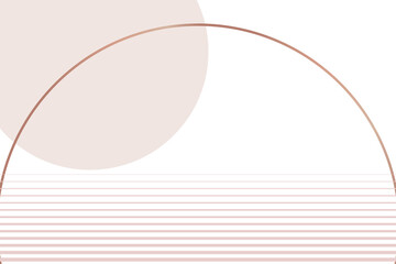 Png nude pink geometric background in minimal style