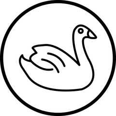 Swan icon style