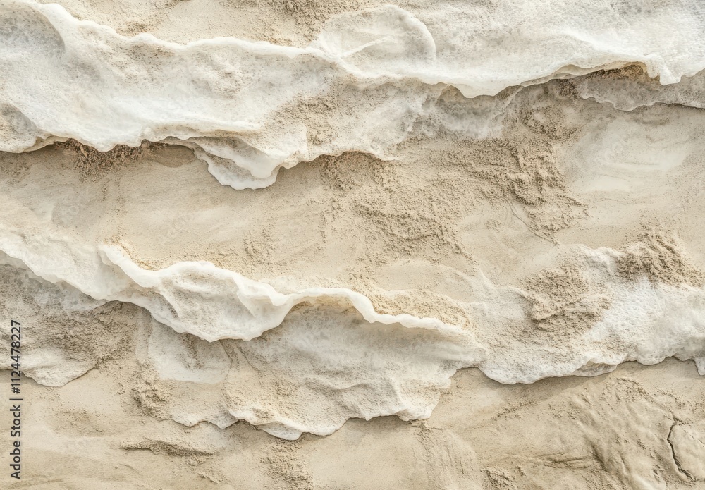 Aufkleber textured layers of sandstone with natural patterns and earthy tones creating a beautiful abstract ge