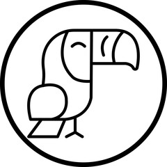 Toucan icon style